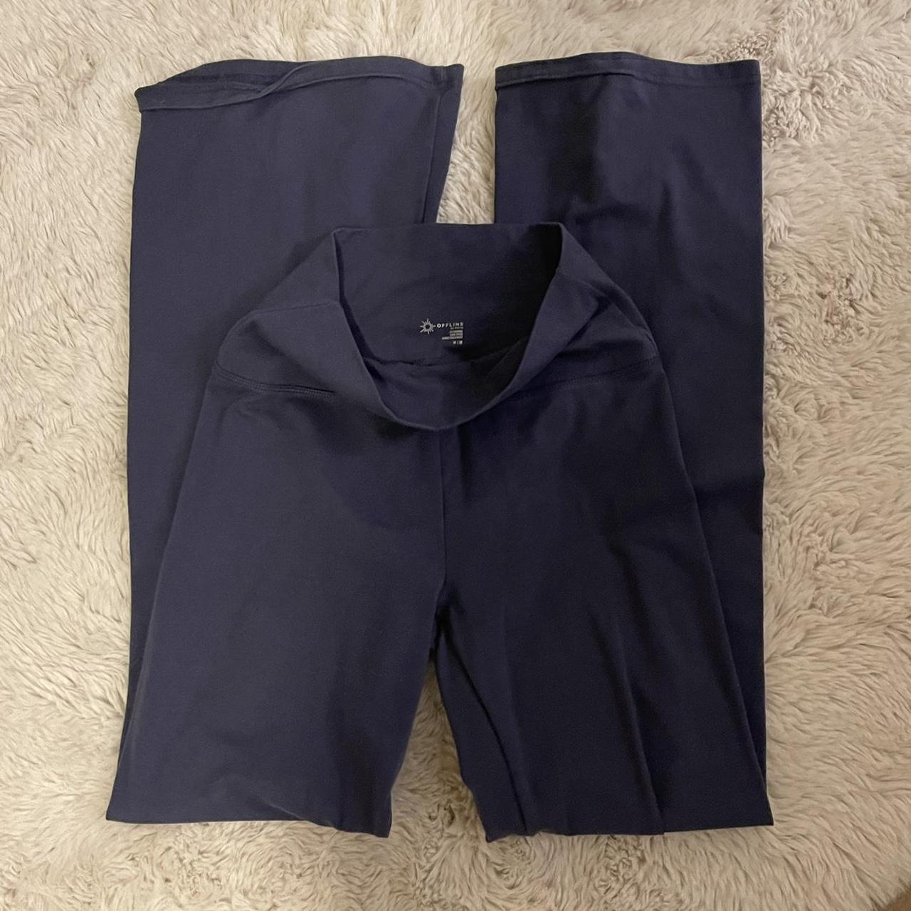 OFFLINE By Aerie Real Me High Waisted Ruched Flare - Depop