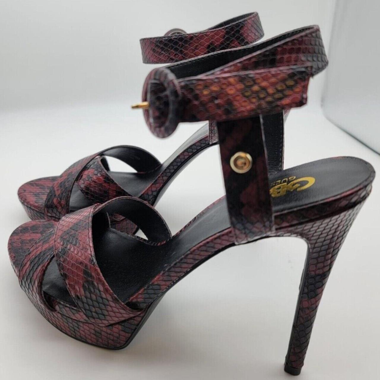 Guess | Shoes | Womens Guess Wedge Red Sandals Size M | Poshmark