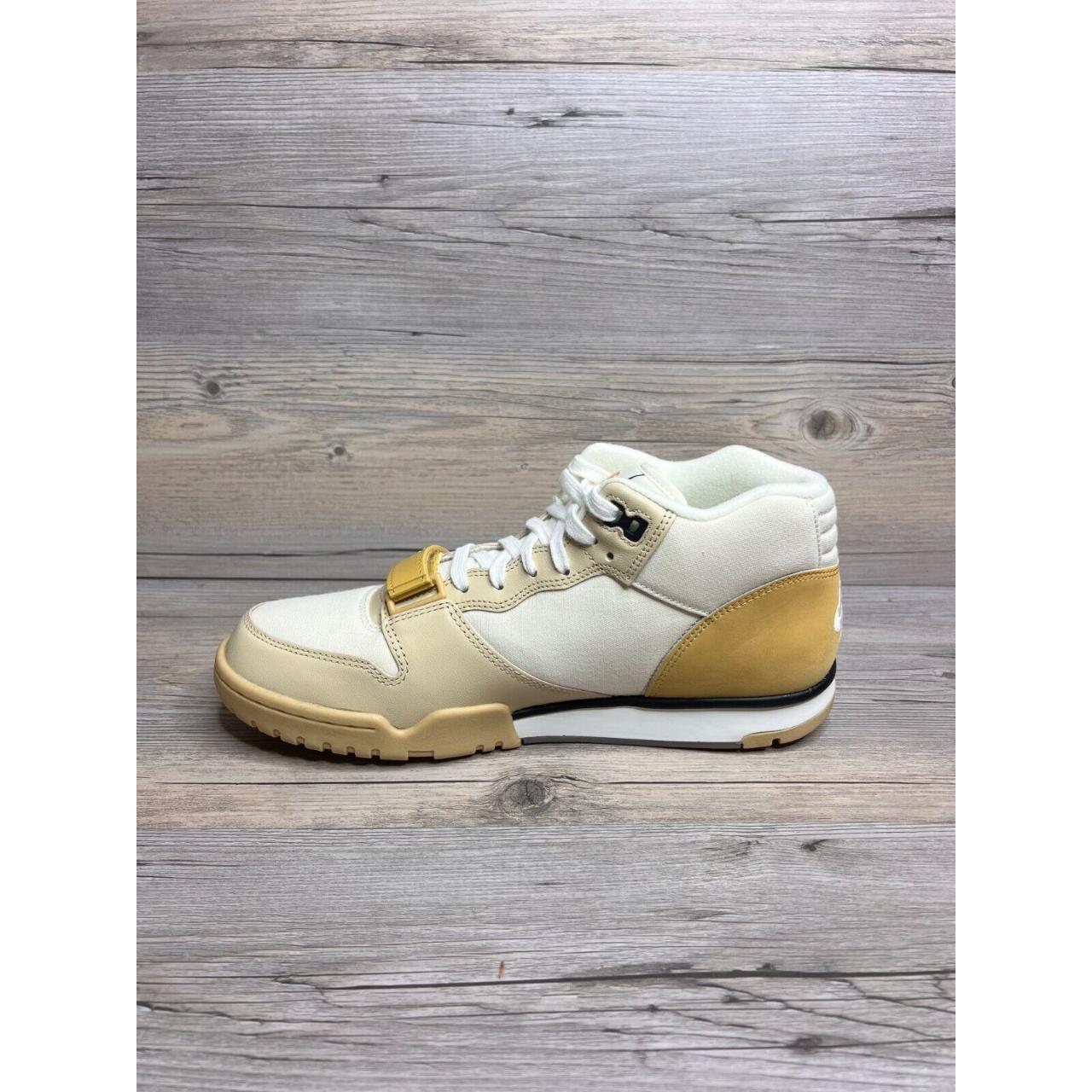 mens cream nike trainers