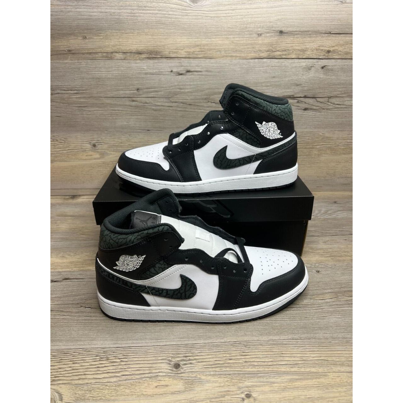 Nike Air Jordan 1 Mid SE Panda Elephant Mens Size 11... - Depop