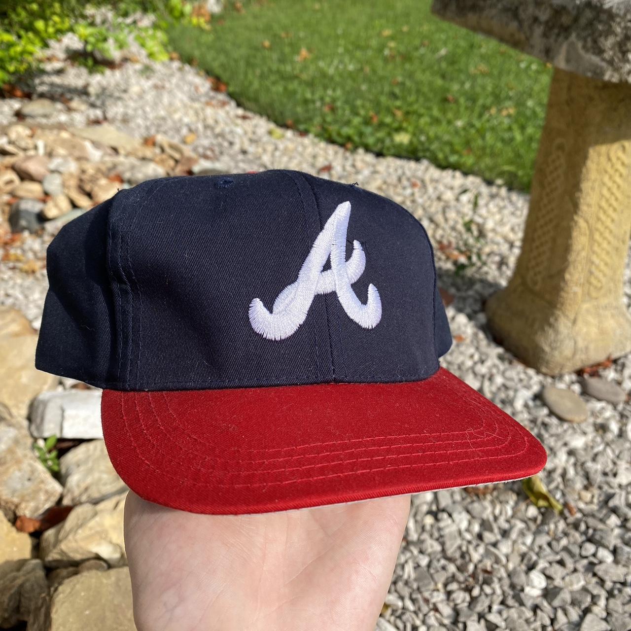 Vintage Atlanta Braves Hat Cap Snapback 1993 NL West - Depop