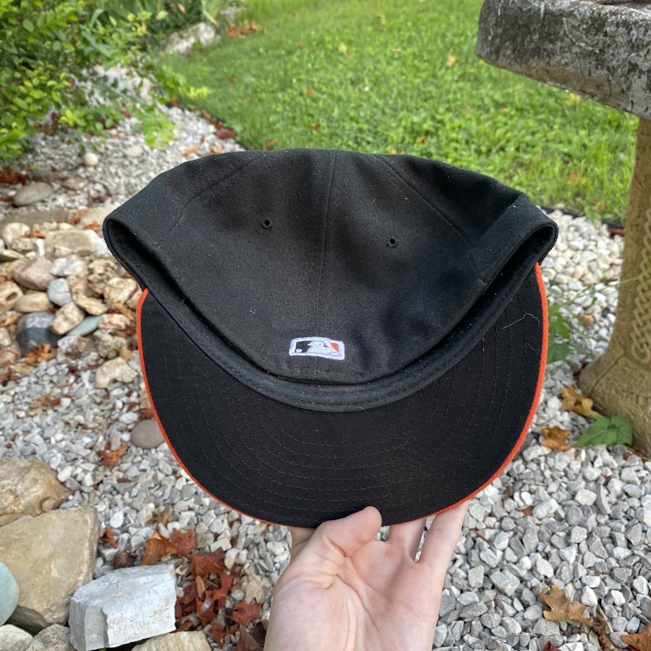 Baltimore orioles fitted hat Rare pro image drop - Depop