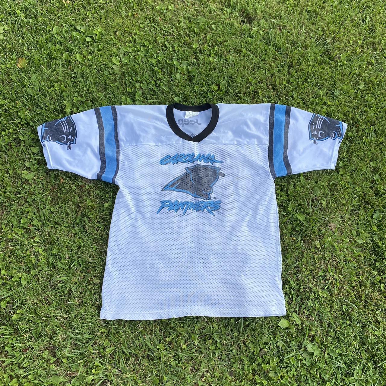 vintage Carolina panthers nfl blank jersey -size - Depop