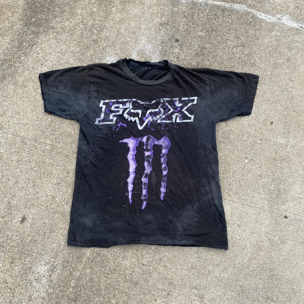 Fox, Shirts, Vintage Fox Racing X Monster Energy Shirt