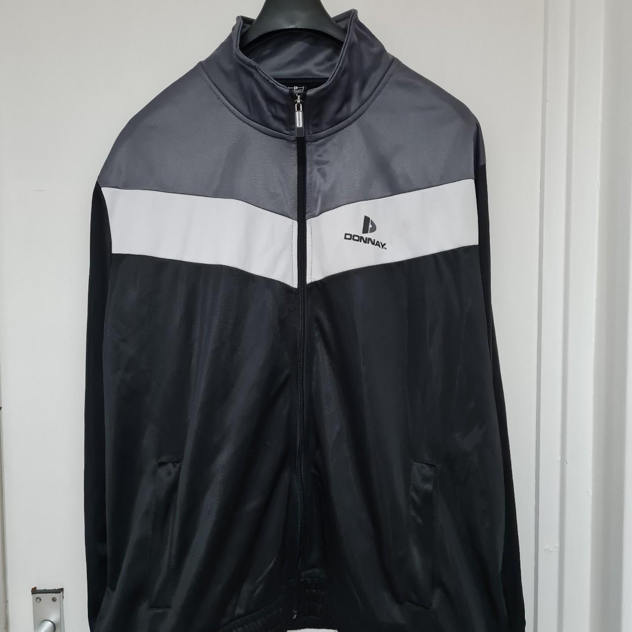 Donnay mens full zip track top long sleeve... - Depop