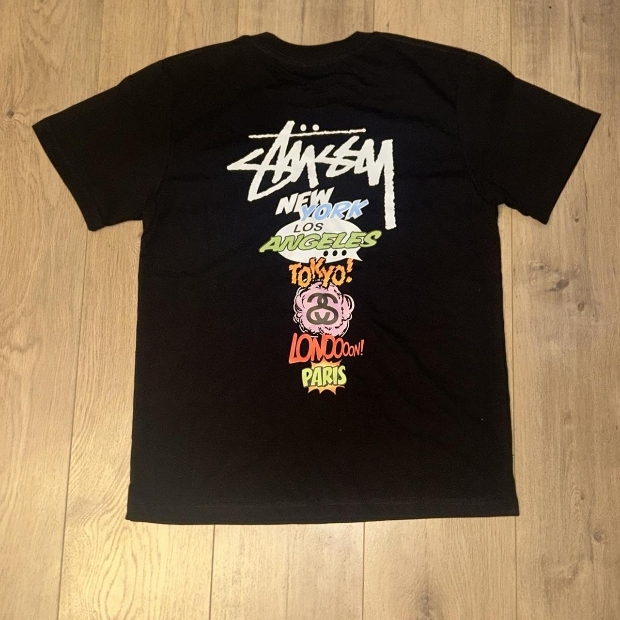 Stussy Graphic T Shirt Size Large However Fits Like - Depop