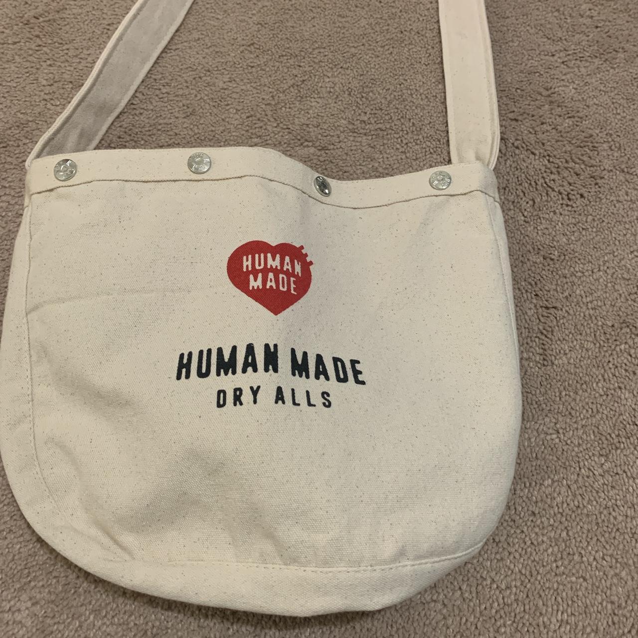Human Made Men's Cream and Green Bag (2)