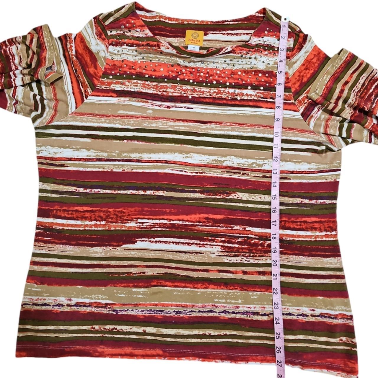 Ruby Rd. Women's Sweater - Red/Orange - XL – Ruby… - image 6