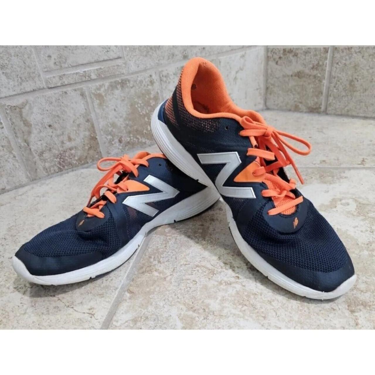 New Balance 713 Orange and Blue Men s Size 14. Depop