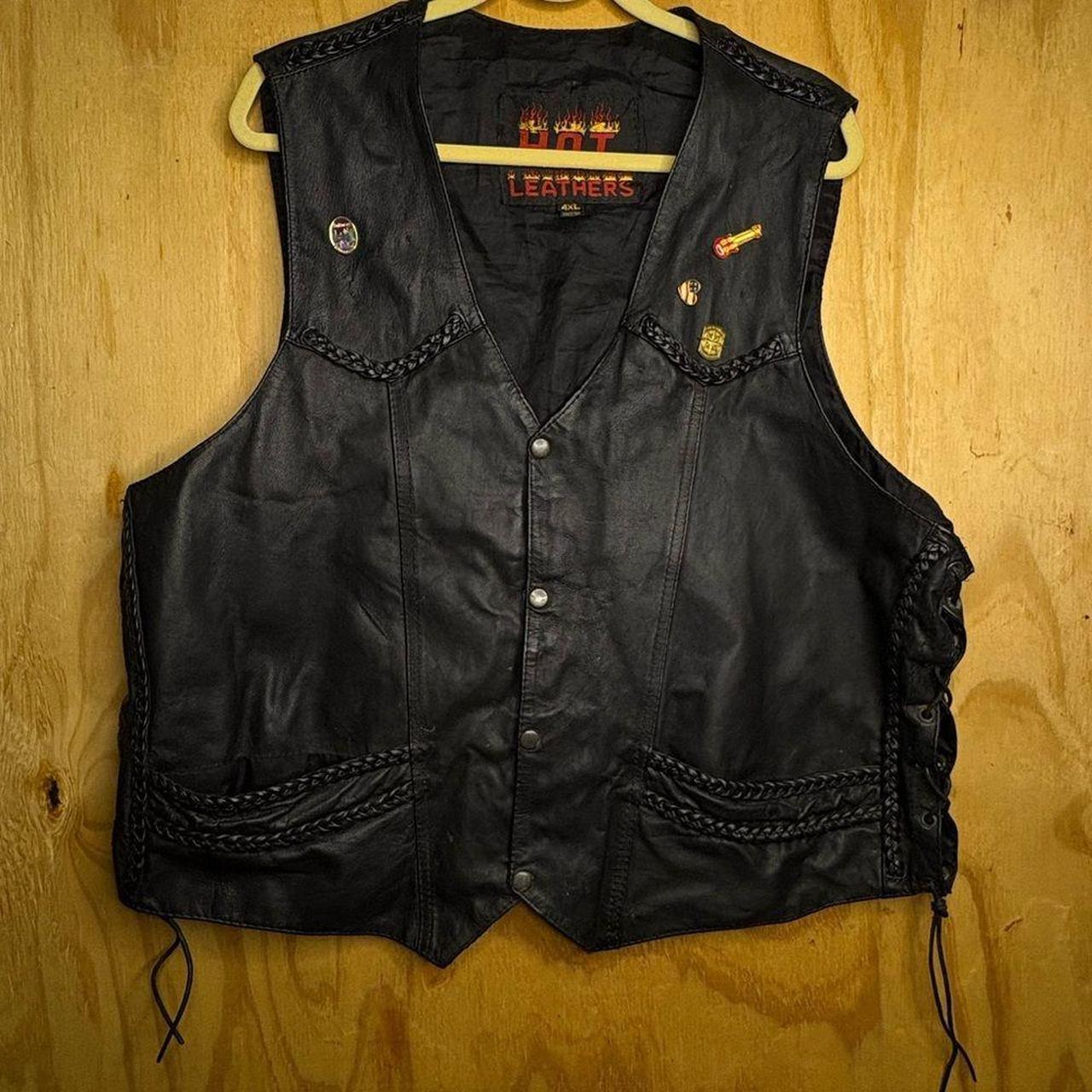 Source Unknown Men's Vest - Black - 4XL – Hot Lea… - image 1