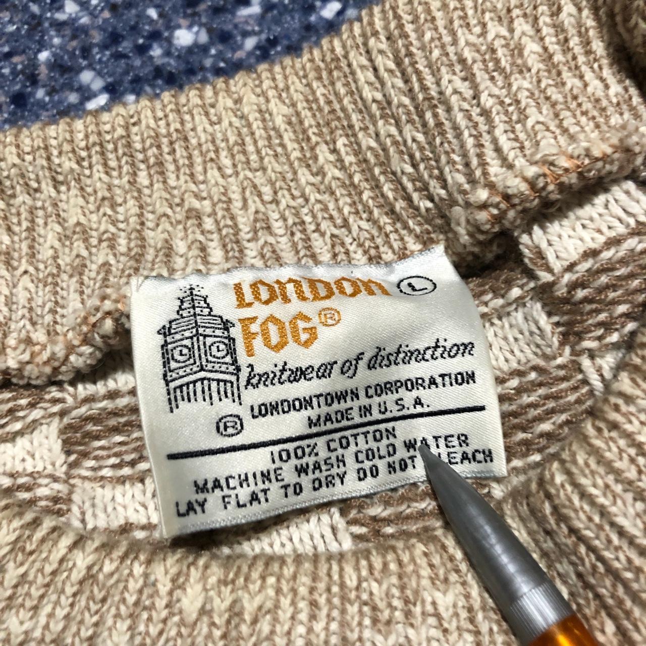 London Fog Men's Tan and Cream Jumper (4)