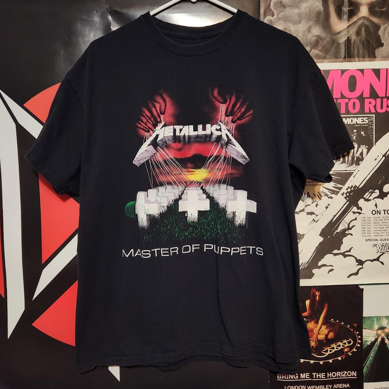 Metallica master of puppets album shirt size xl... - Depop