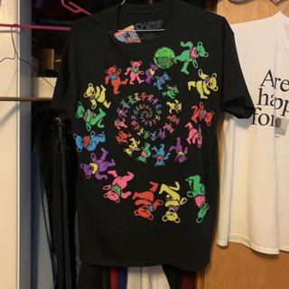 Grateful Dead Rainbow Bears Black T-Shirt