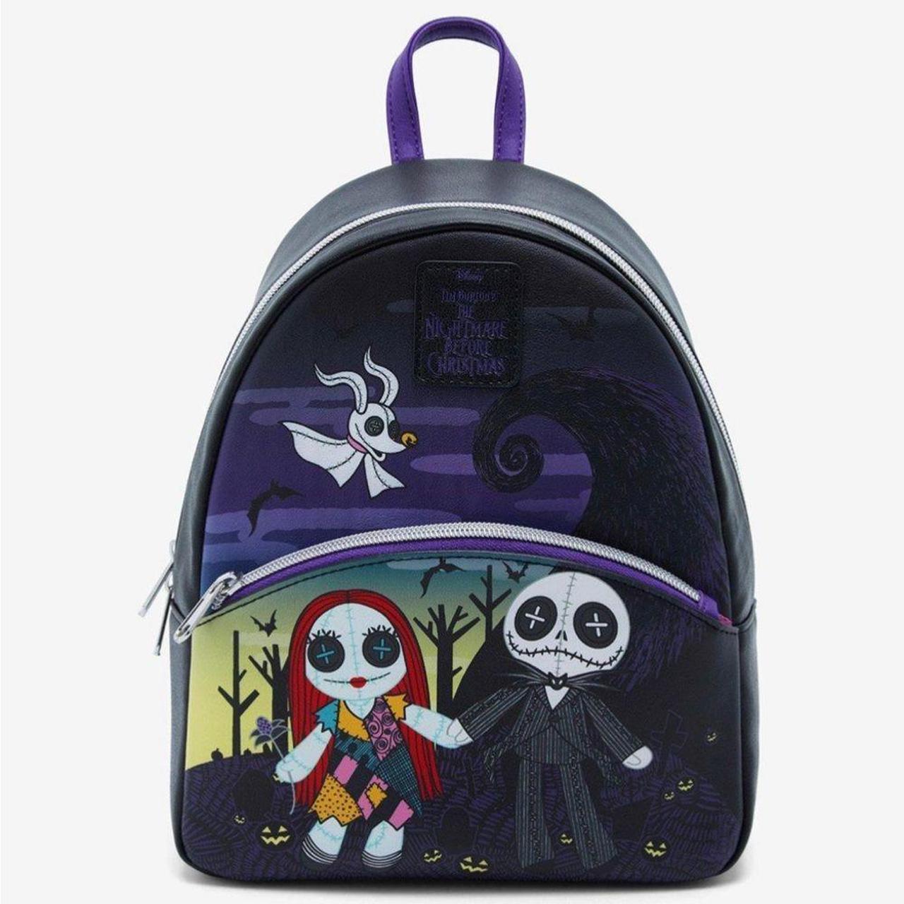 Nightmare Before Christmas Jack and Sally in a heart - Depop