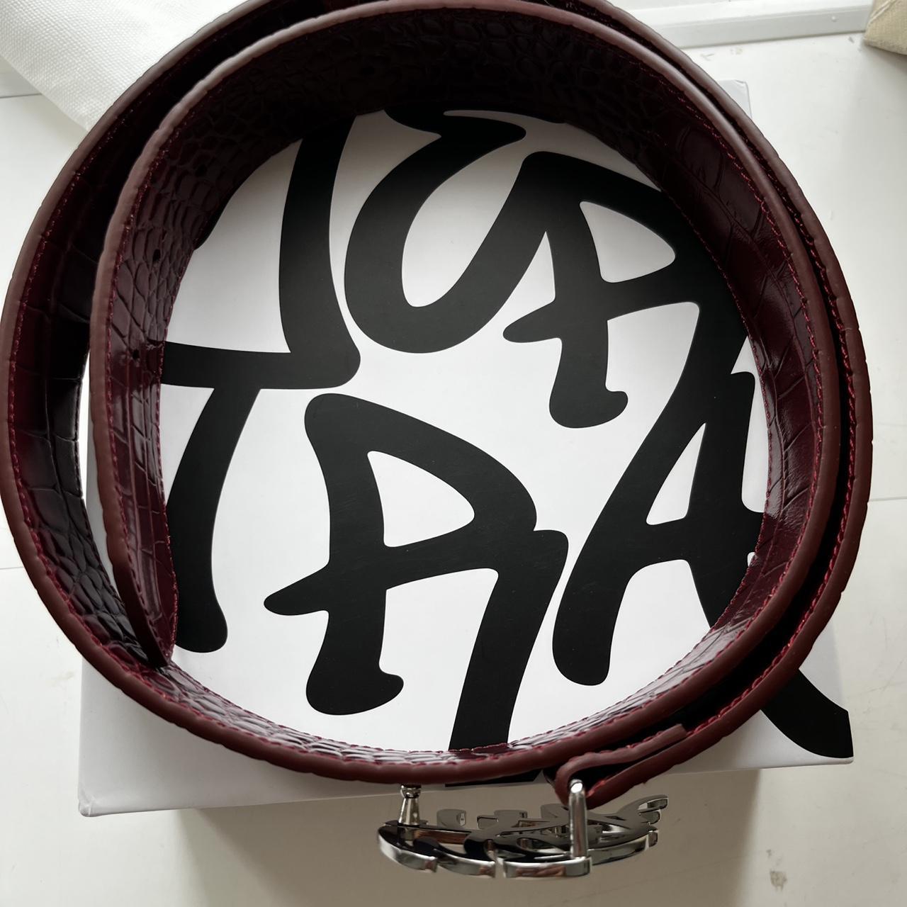 Mertra alligator skin belt wine / size s-m / Bought | Depop
