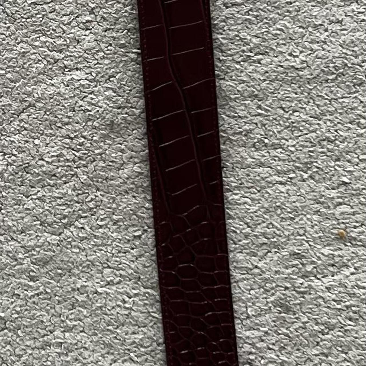 小物 mertra Alligator Skin Belt (Wine) S-M Alligator Skin Belt (Brown) - MERTRA