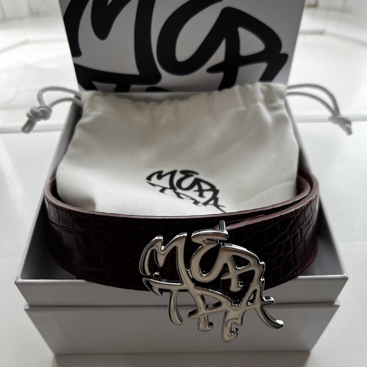 小物 mertra Alligator Skin Belt (Wine) S-M Mertra alligator skin belt wine / size s-m / Bought | Depop
