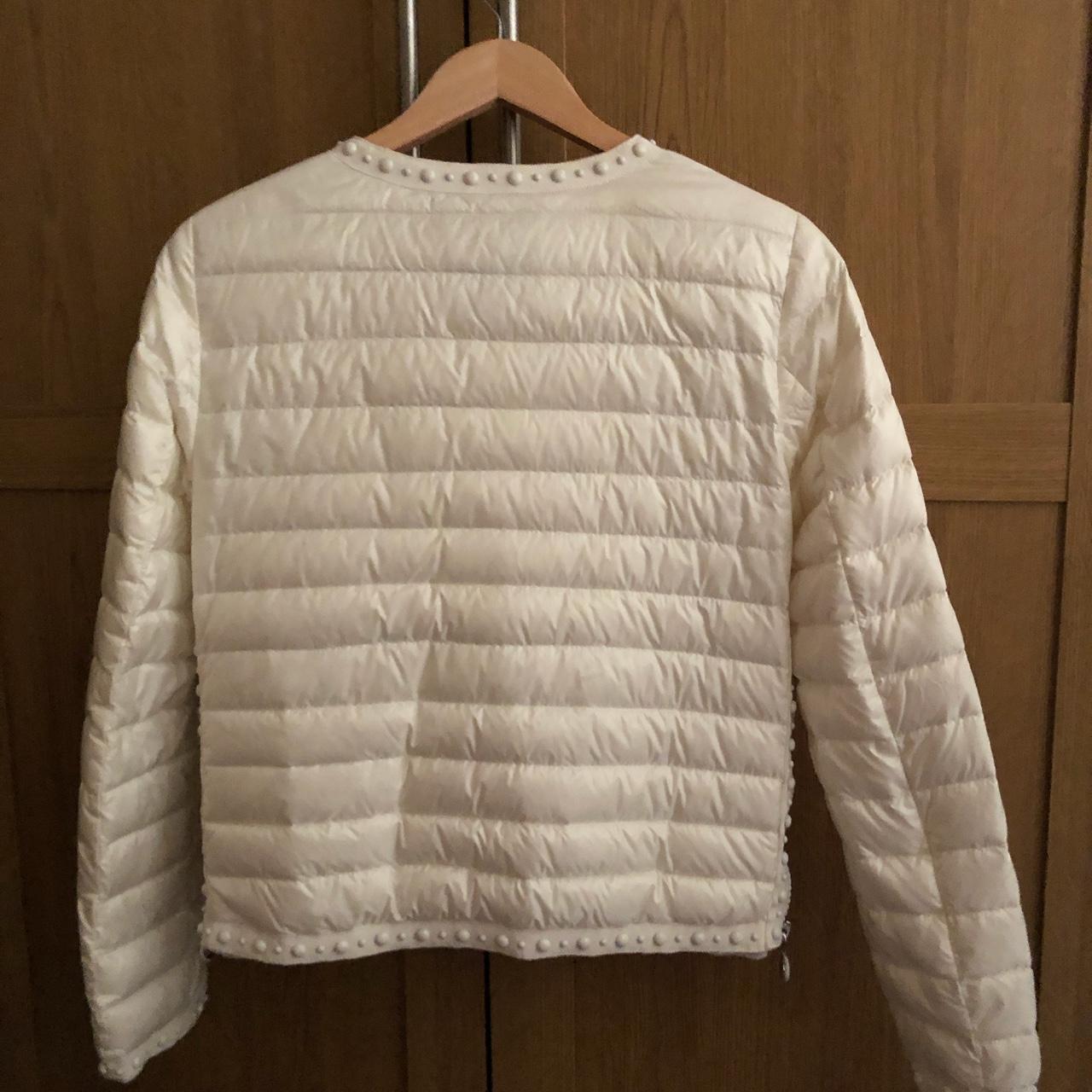 Beautiful very rare piece of Moncler jacket in cream... Depop