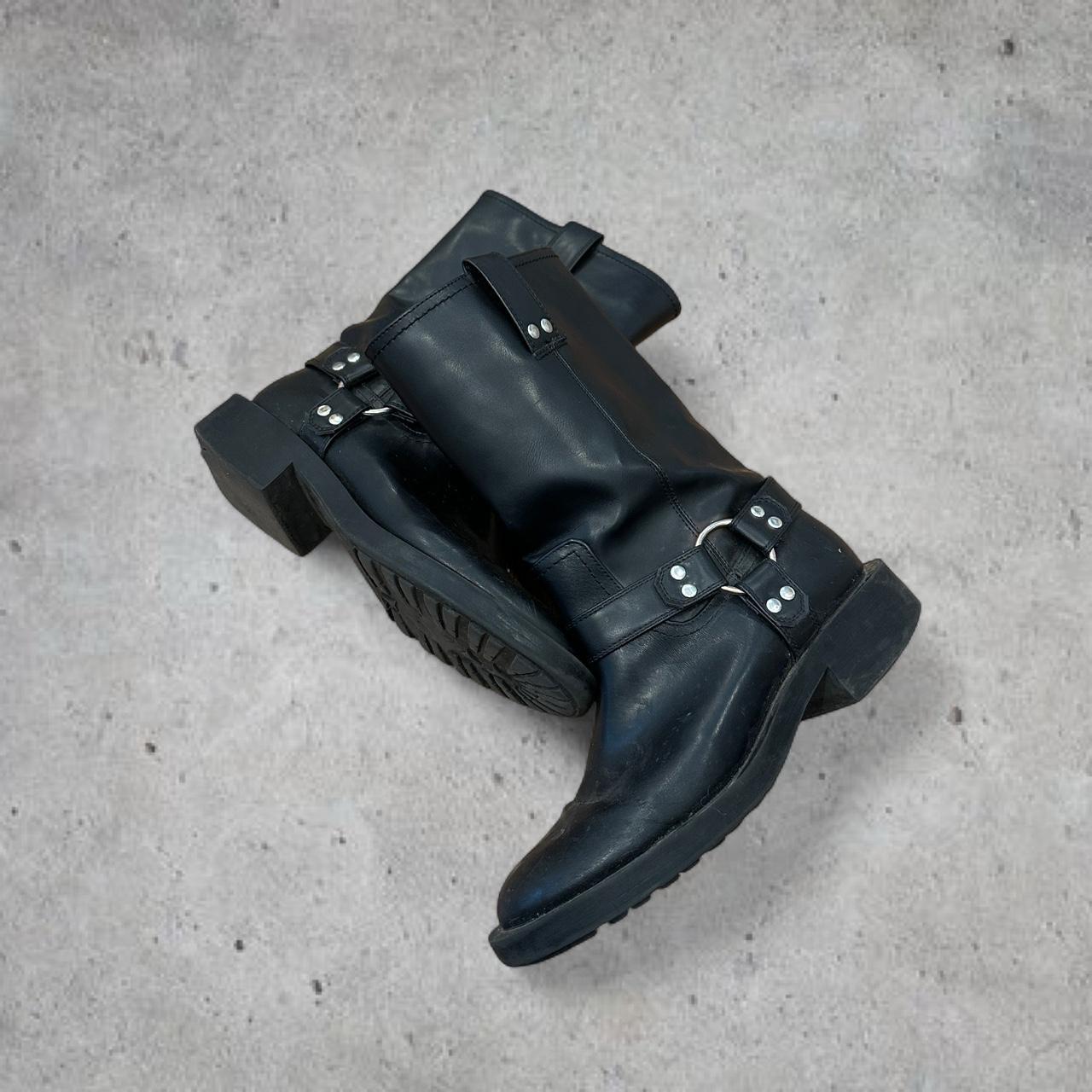 Zara Women's Biker Boots - Black - US 8.5 – Women… - image 1