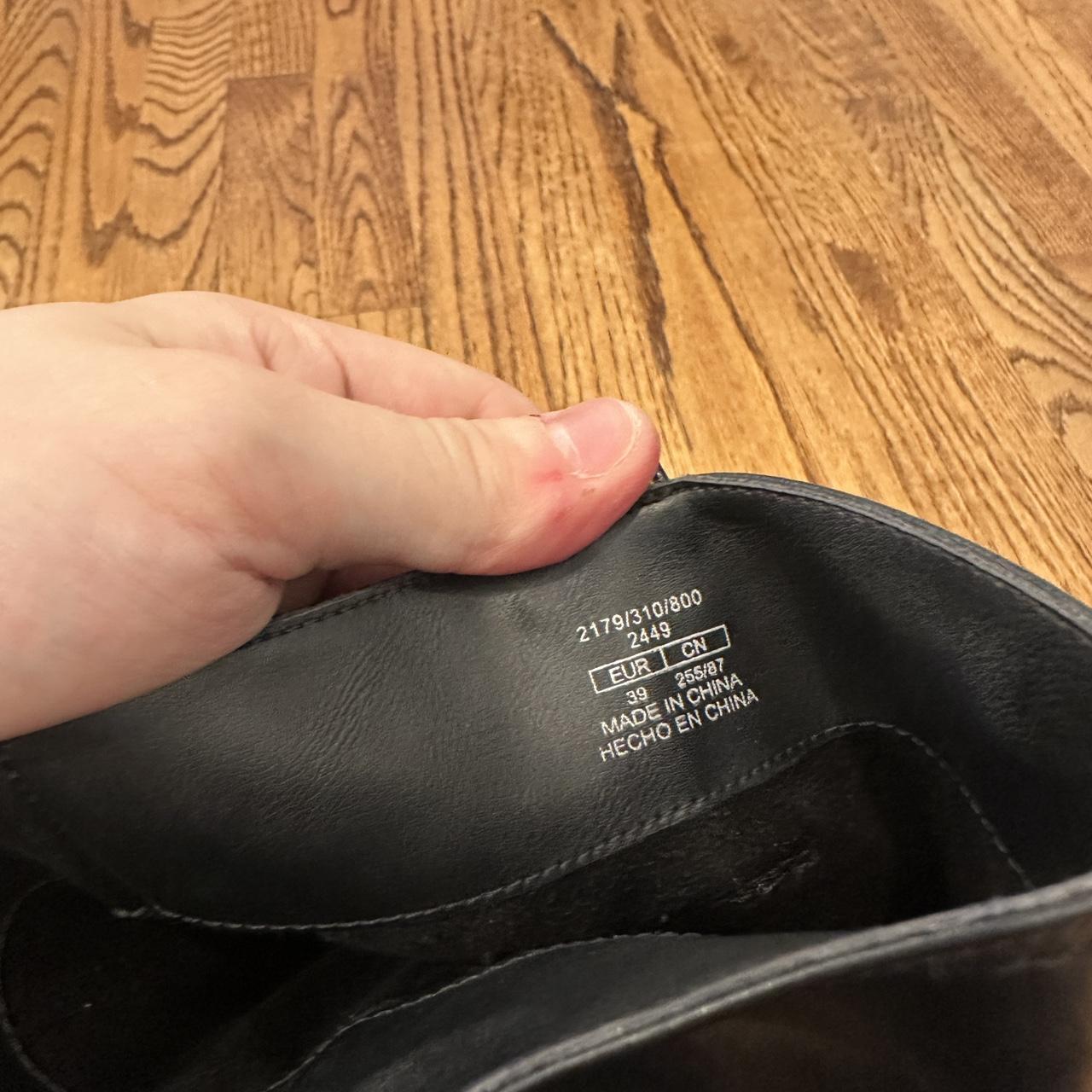 Zara Women's Biker Boots - Black - US 8.5 – Women… - image 4