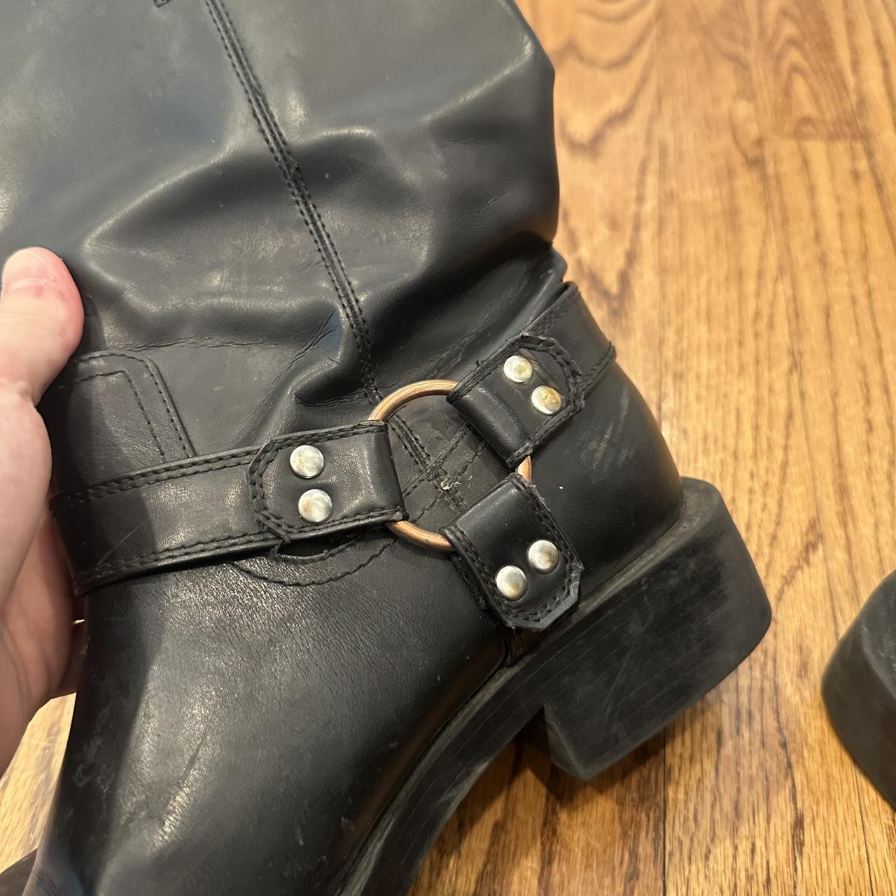 Zara Women's Biker Boots - Black - US 8.5 – Women… - image 6