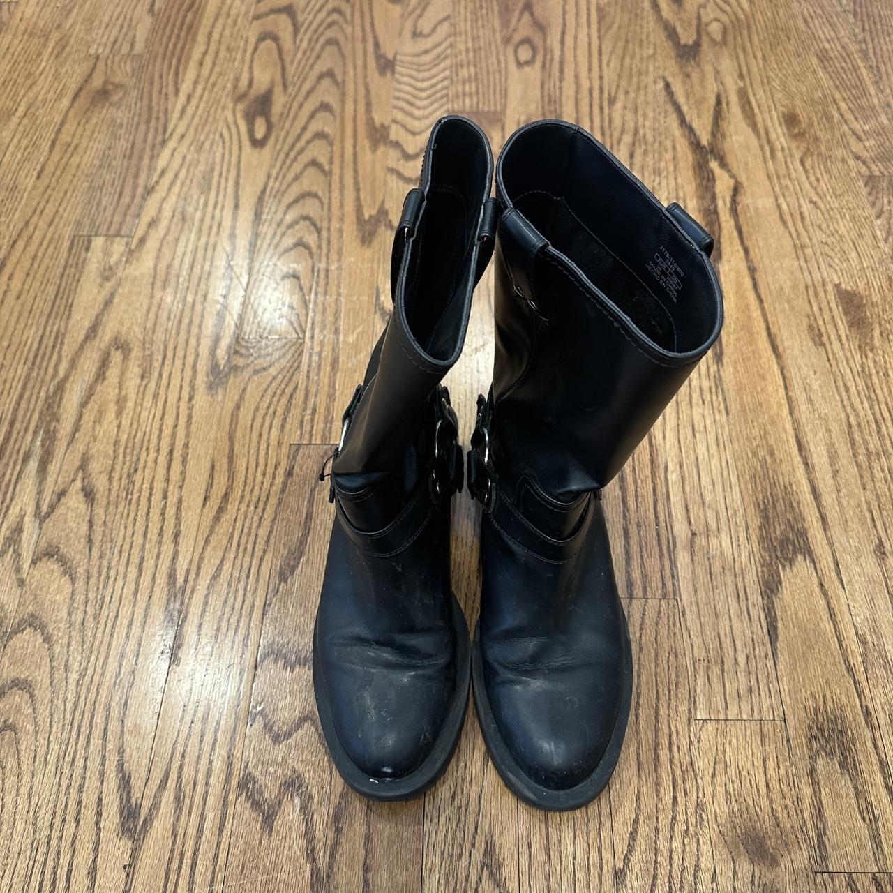 Zara Women's Biker Boots - Black - US 8.5 – Women… - image 2