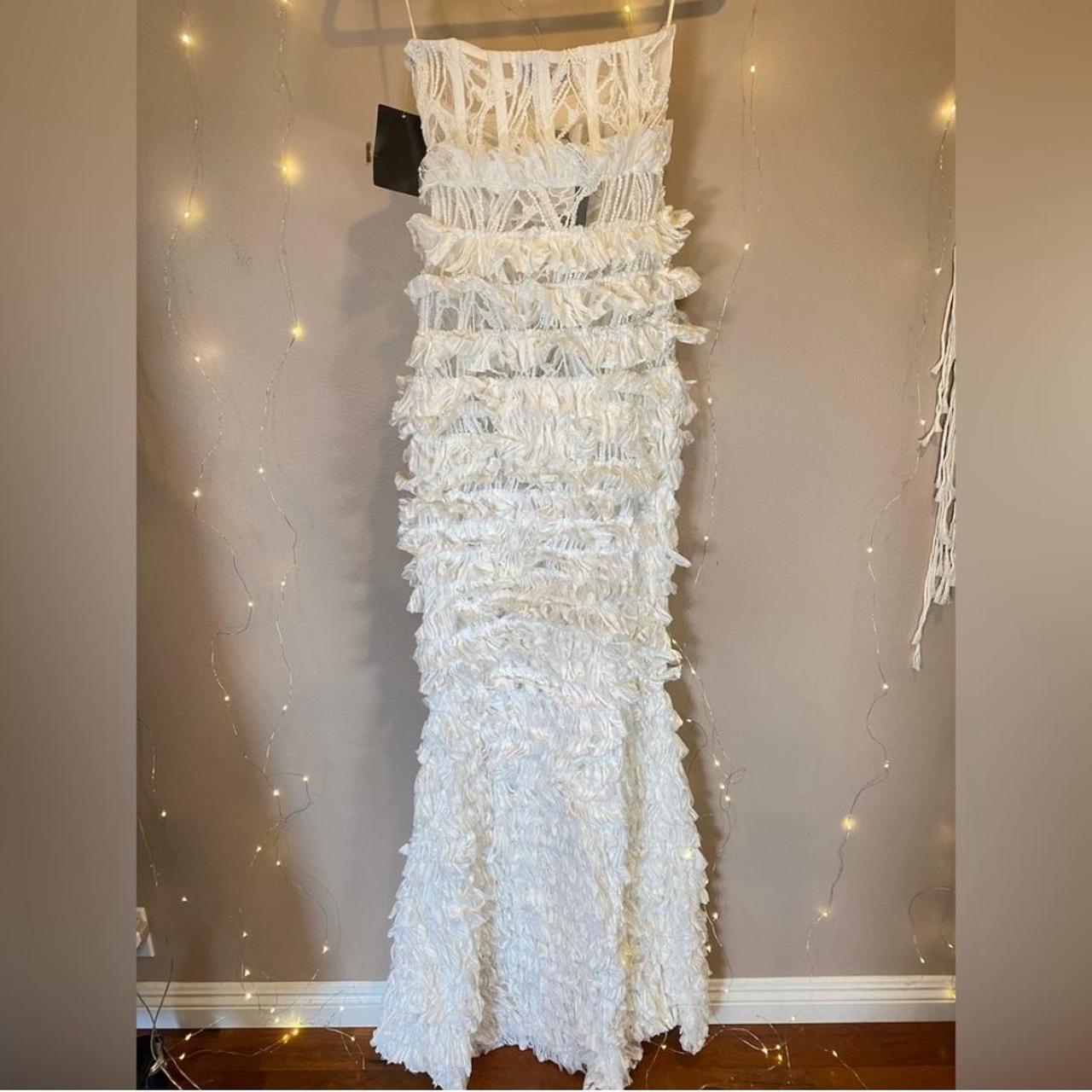 $1,495 NWT Retrofete Irini Dress in White Bridal | Depop