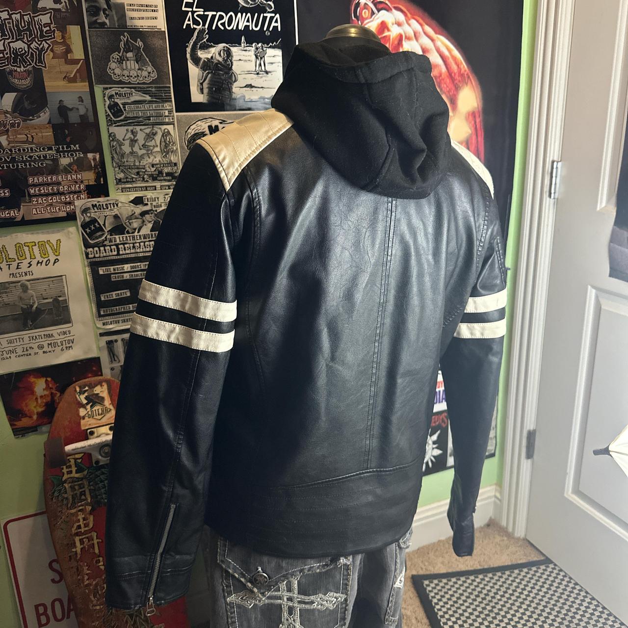 Vintage Wilson leather jacket, black with