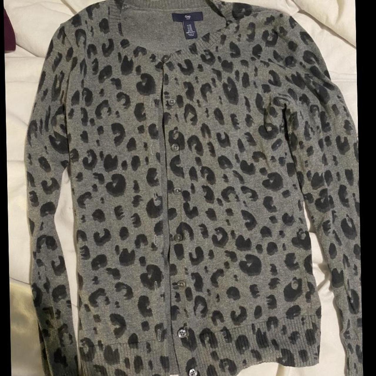 Gap on sale leopard cardigan