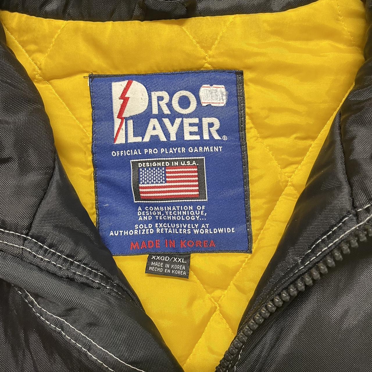 Vintage 90s Steelers Pro Player Puffer Jacket. Large - Depop