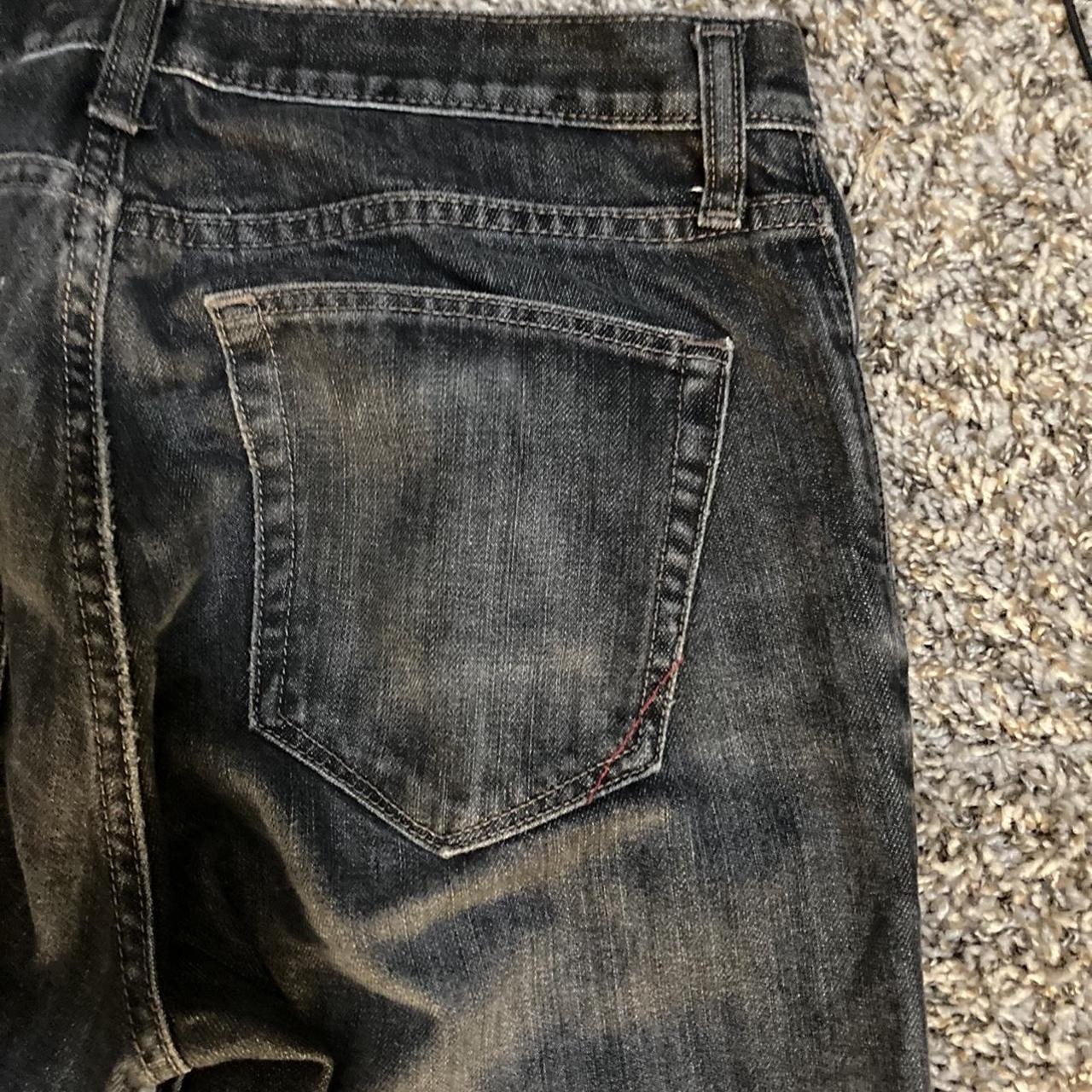 Archive Bleached Bootcut Banana Republic Jeans - Depop