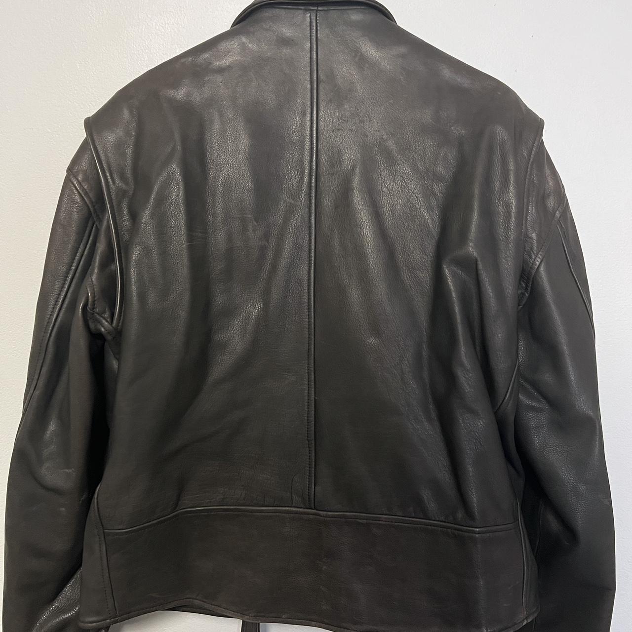 R.jays leather biker jacket Fits like a medium - Depop