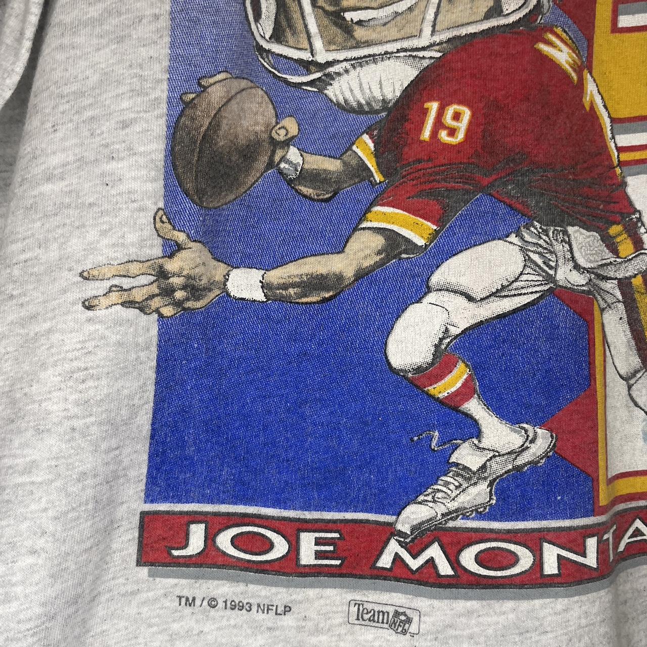 L) Vintage Salem Joe Montana Kansas City Chiefs Shirt (1993