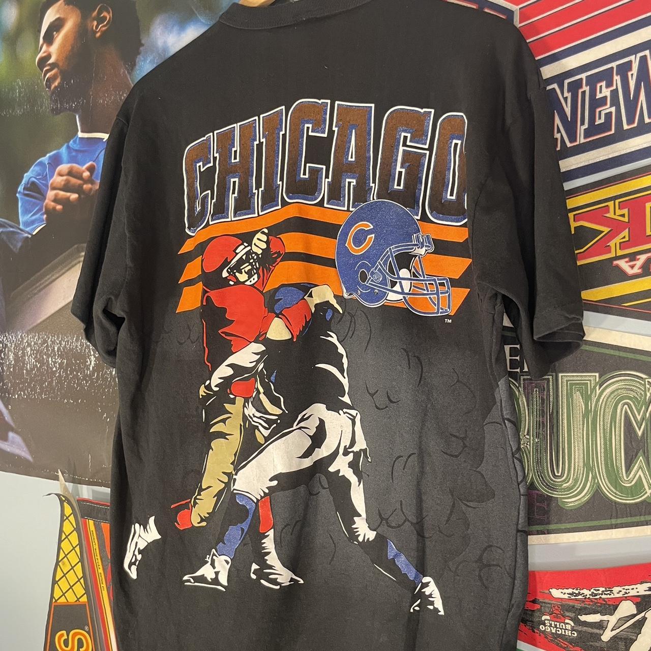 NFL Team Apparel Chicago Bears v neck t-shirt • - Depop