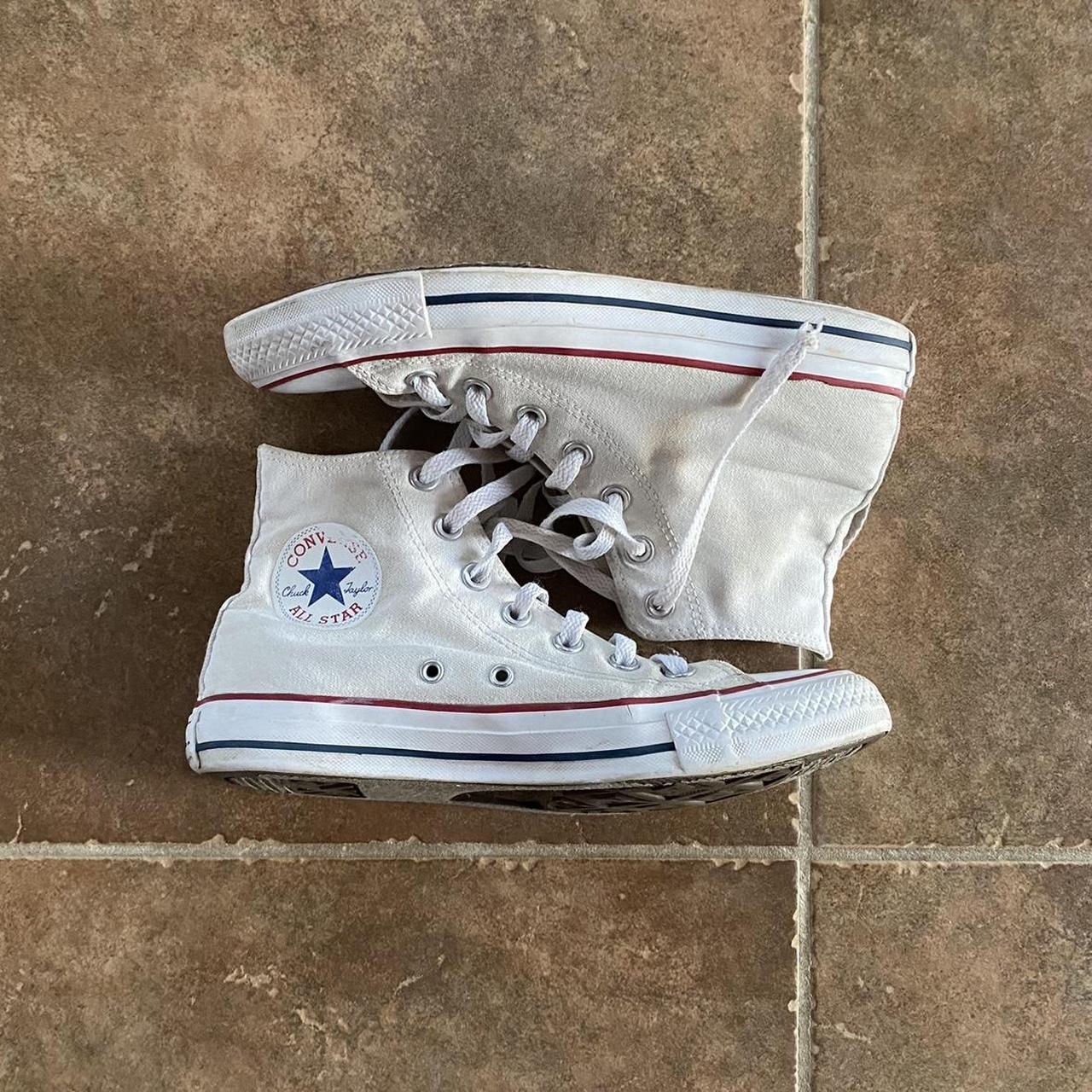 ladies white converse