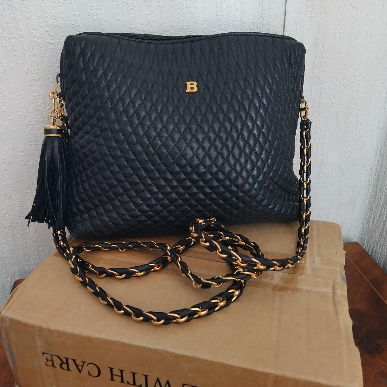 Iconic Vintage Bally Quilted Lambskin Bag 80s. Depop