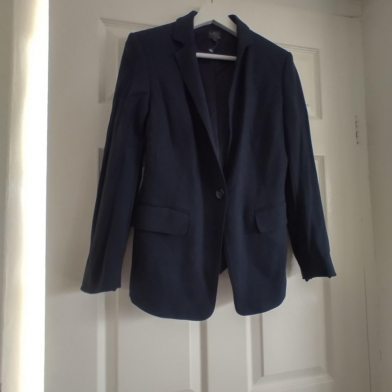 Marks & Spencer Women's Navy Jacket | Depop