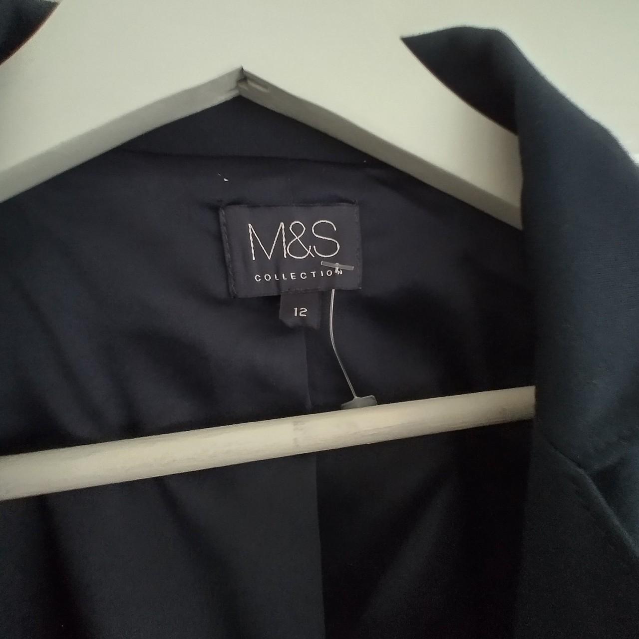 Marks & Spencer Women's Navy Jacket | Depop