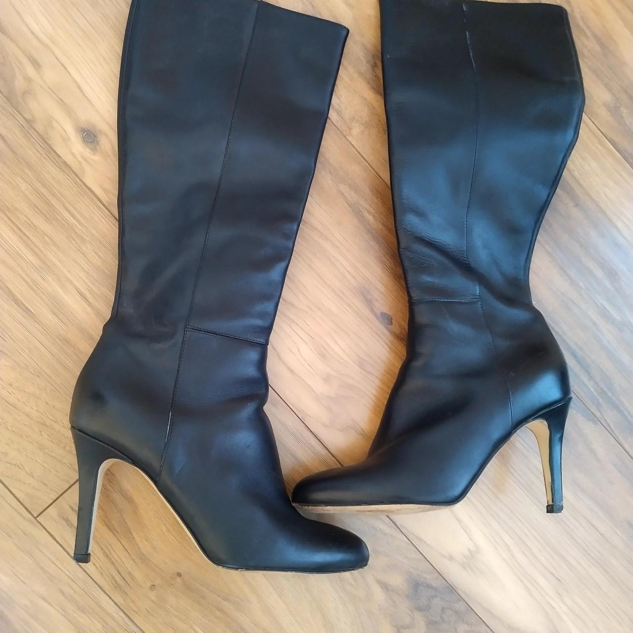 Hobbs Women's Black Boots | Depop