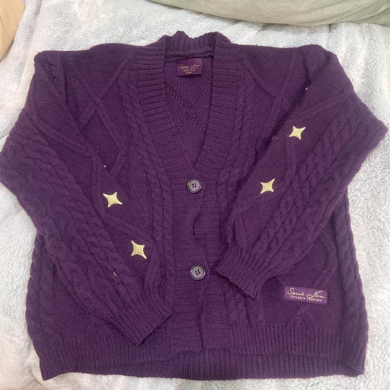 Taylor Swift Sweater shops xs/sm stars cableknit