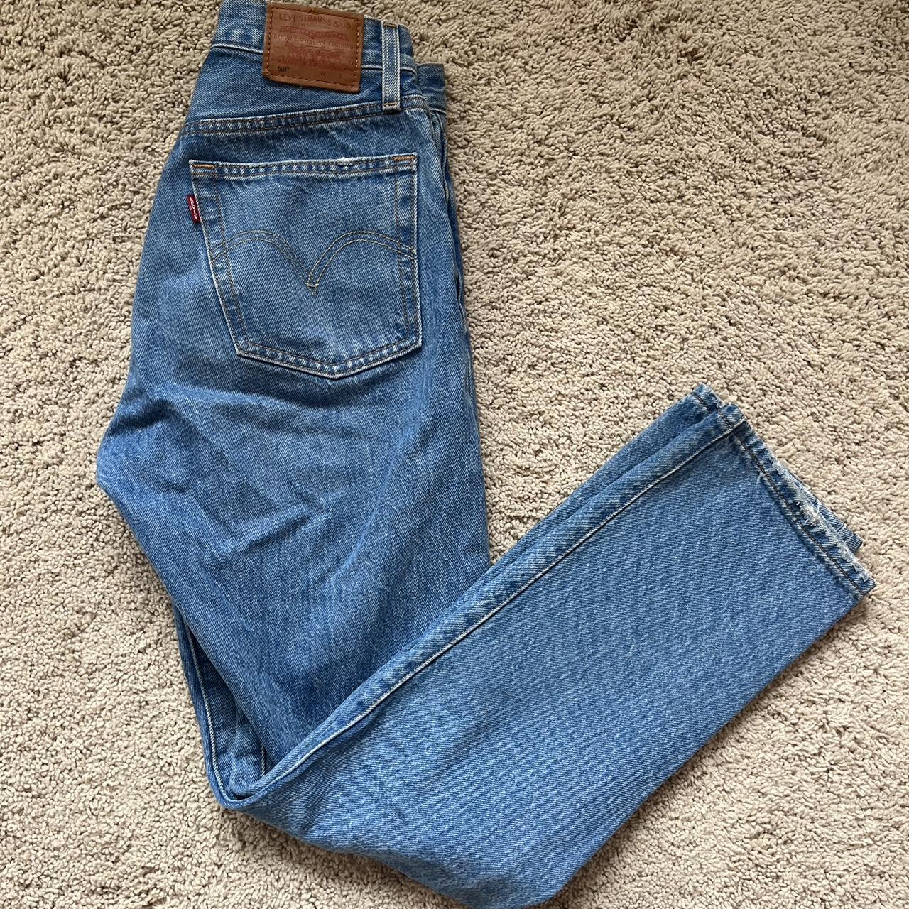 levi’s 501 jeans original levi’s 501’s waist size... - Depop