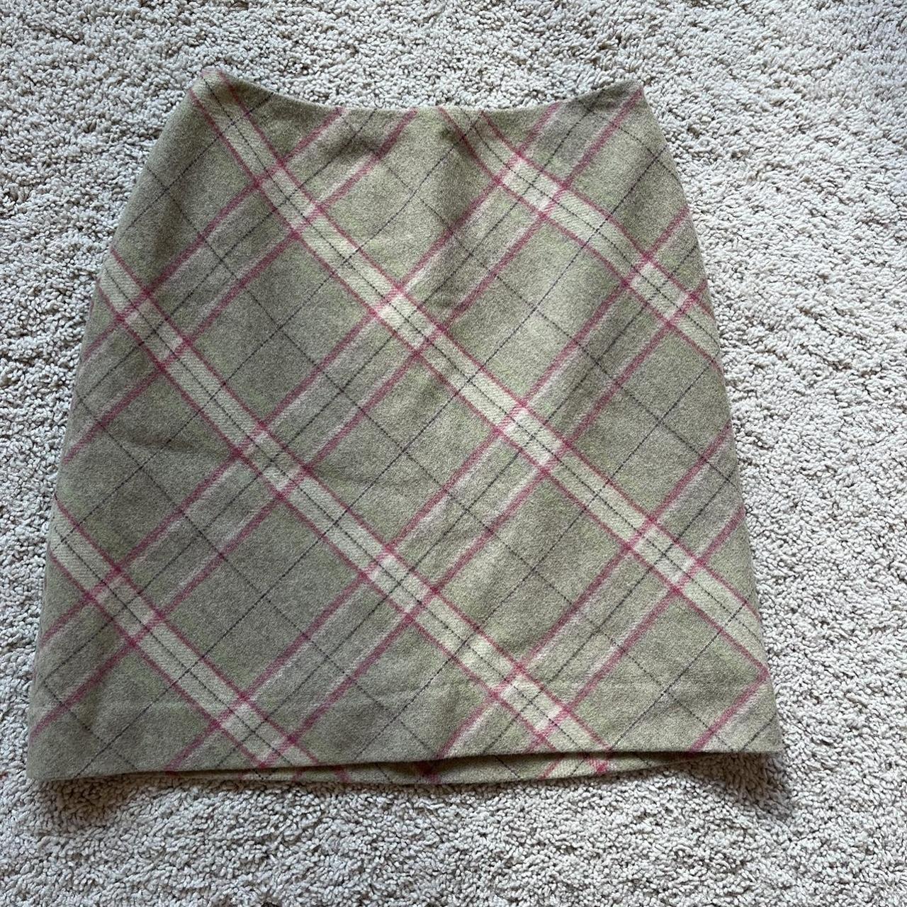 Plaid skirt outlet loft