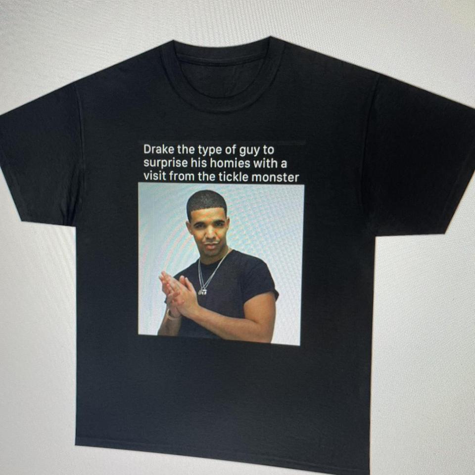 Drake Custom Graphic T #drake #rappers #graphicT - Depop