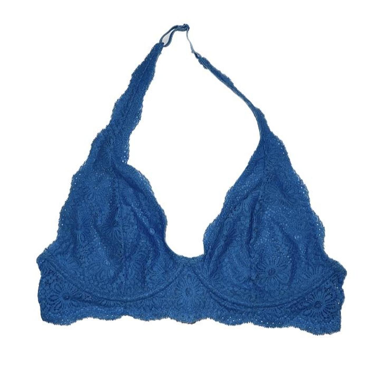 Aerie Bralette Beautiful Bright Blue Size 34... - Depop