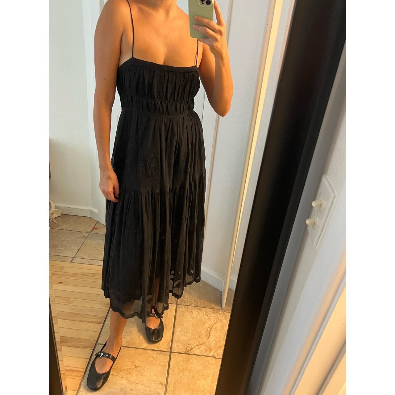 Aritizia Wilfred Vagabond Midi Dress. BLACK (not... - Depop