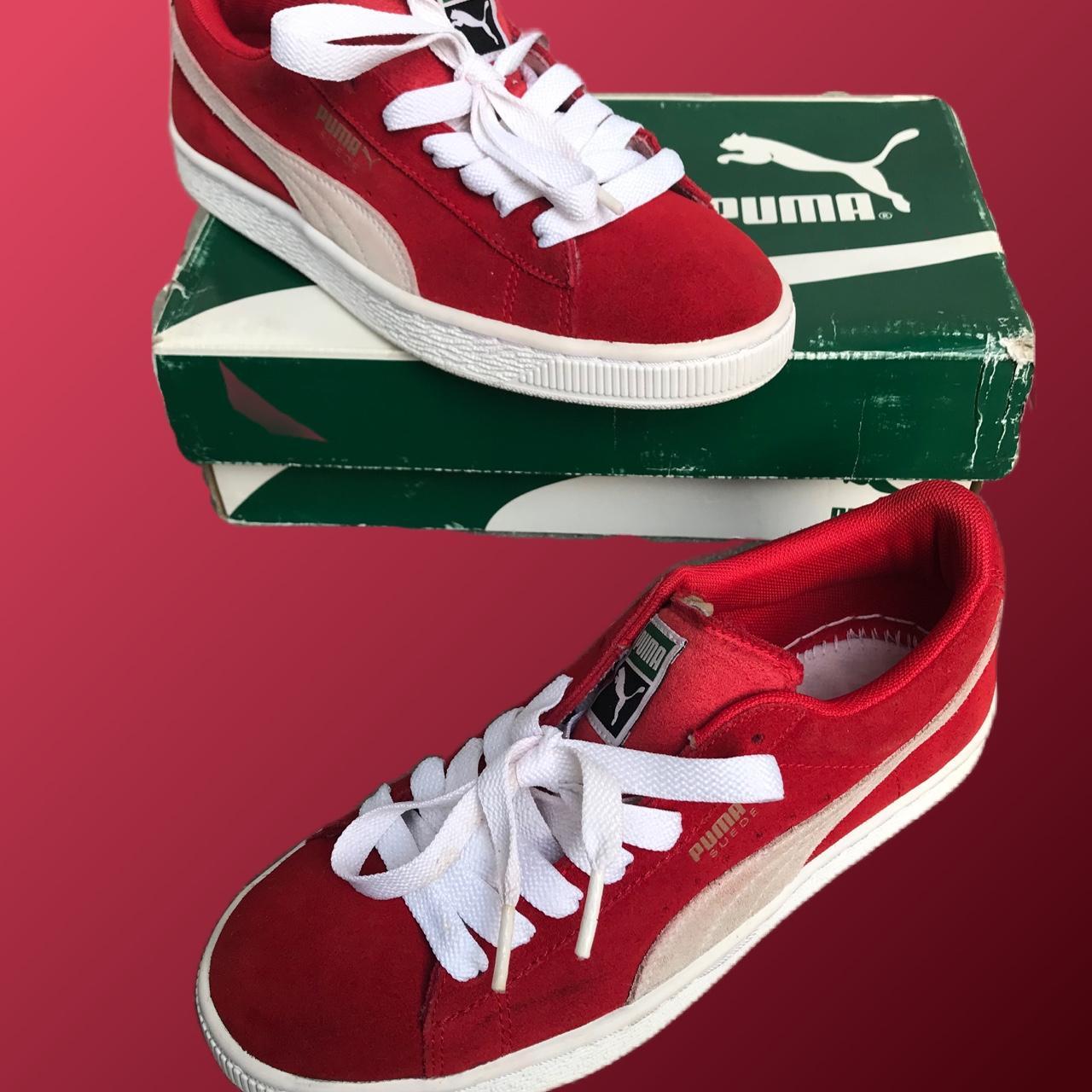 (puma) S U E D E - Type: Sneakers - Color: Blood - Depop