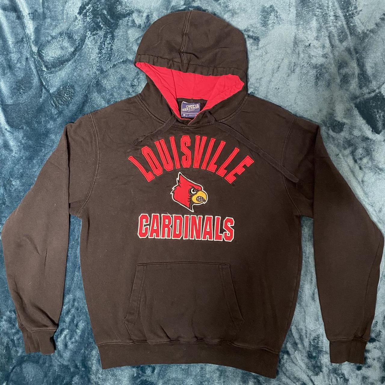 Vintage Louisville cardinals hoodie, great quality... - Depop