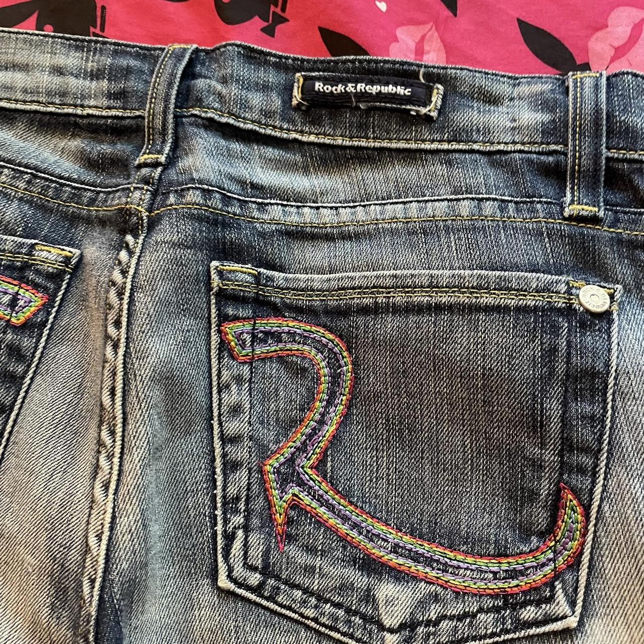 Rock and Republic Women's multi Jeans | Depop