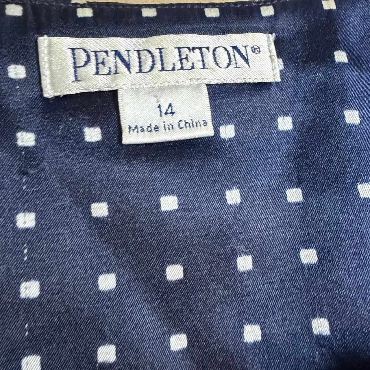 Pendleton Women's Top - Blue - 14 – Pendleton Jac… - image 7