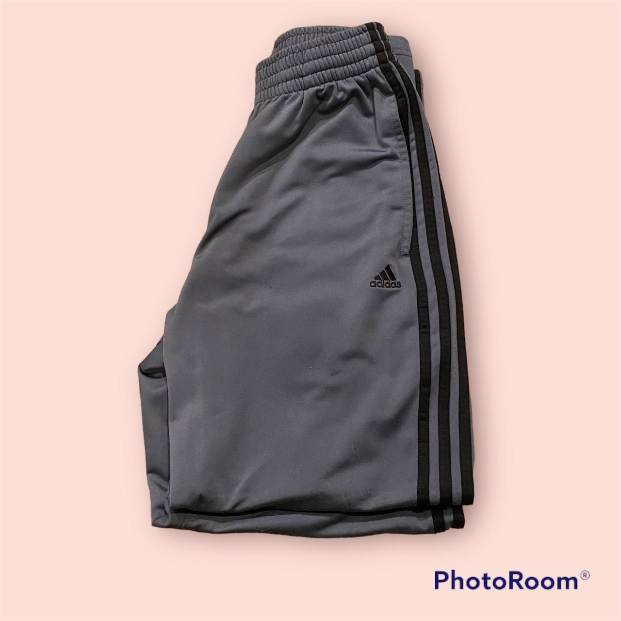 Adidas Men's Black and Grey Joggers-tracksuits